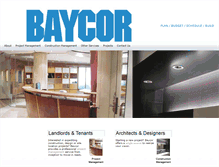 Tablet Screenshot of baycor.ca